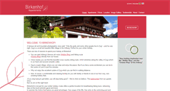 Desktop Screenshot of birkenhof-lech.at